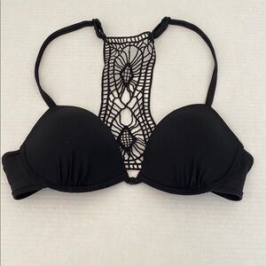 Xhilaration Black One Piece Swimsuit